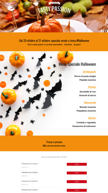 Halloween - cena a tema